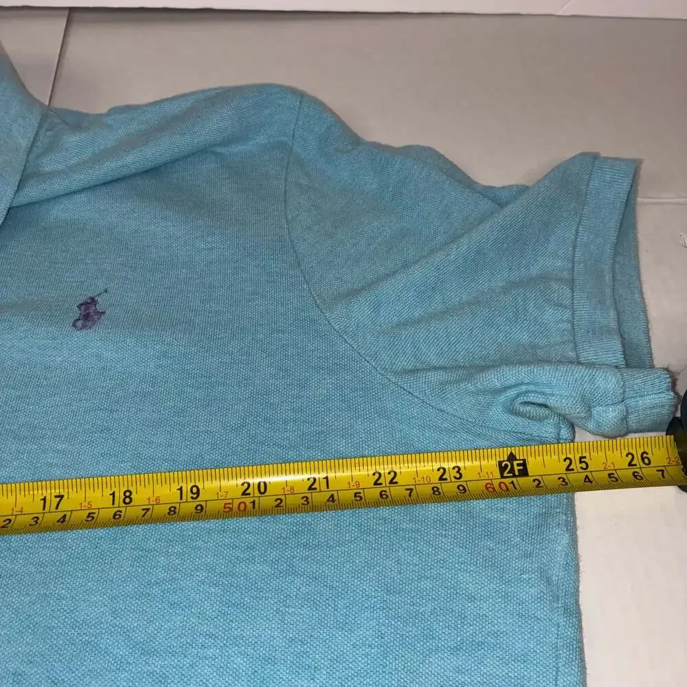 Polo Ralph Lauren Classic Fit Light Blue Short Sleeve Polo Shirt Men's Size L